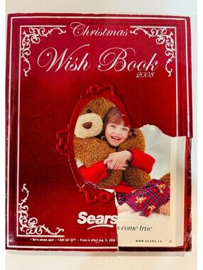 2008 Sears Wish Book Christmas Catalog Canada Nintendo DS Lite Toys Fashion READ